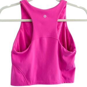 EUC Lululemon Invigorate Training Tank Top Sonic Pink Size 6
